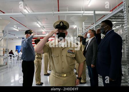 NAVSUP FLC Jacksonville FY21 CPO Pinning Ceremony Stockfoto