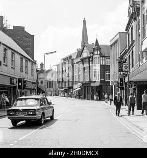 Northgate Street Gloucester UK 14. Juni 1976 Stockfoto