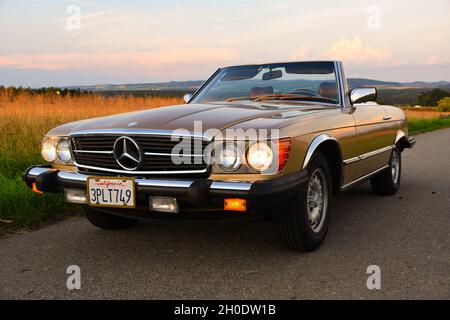 Mercedes Benz R107 380 SL Germany Veterans Cabrio Stockfoto