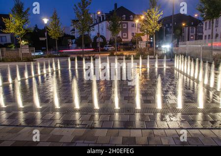 Brunnen in Bitburg Stockfoto