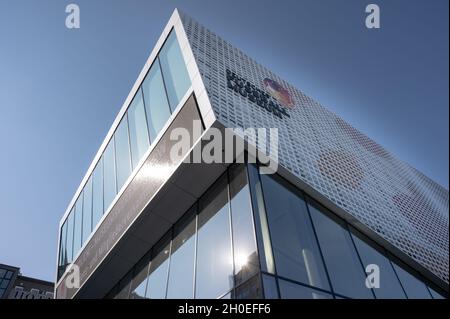 Dortmund September 2021: Das Deutsche Fußballmuseum wurde am 23. Oktober 2015 als nationales Fußballmuseum des Deutschen Fußballverbands eröffnet Stockfoto