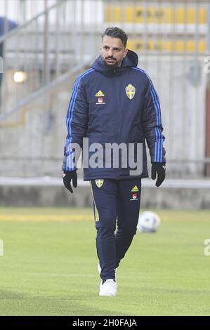 Monza, Italien. Oktober 2021. Italia - Svezia, UEFA Campionato Europeo in Monza, Italia, 12 ottobre 2021 Quelle: Independent Photo Agency/Alamy Live News Stockfoto