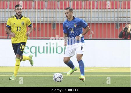 Monza, Italien. Oktober 2021. Italia - Svezia, UEFA Campionato Europeo in Monza, Italia, 12 ottobre 2021 Quelle: Independent Photo Agency/Alamy Live News Stockfoto