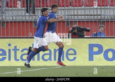 Monza, Italien. Oktober 2021. Italia - Svezia, UEFA Campionato Europeo in Monza, Italia, 12 ottobre 2021 Quelle: Independent Photo Agency/Alamy Live News Stockfoto