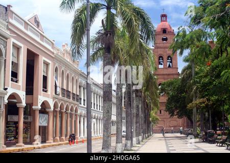 Metropolitan Cathedral auf der Plaza 24 de Septiembre, Santa Cruz de la Sierra, Bolivien Stockfoto