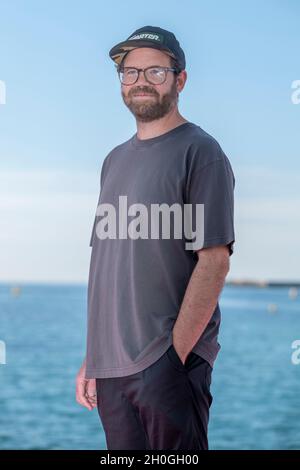 Cannes, Frankreich, 12. Oktober 2021, SVEN BOHSE (Regisseur) beim Photo-Call für SISI während der MIPCOM 2021 - The World’s Entertainment Content Market und der 4rd Canneseries - International Series Festival © ifnm press / Alamy Live News Stockfoto