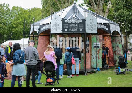 London, Großbritannien. 29 August 2021. Automata Carrousel beim Greenwich and Docklands International Festival in Greenwich. GDIF 2021. Quelle: Waldemar Sikora Stockfoto