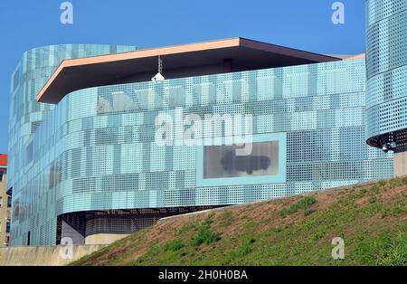 Turin, Piemont, Italien -10-10-2021- das Äußere des Nationalen Automobilmuseums (Museo Nazionale dell'Automobile). Stockfoto