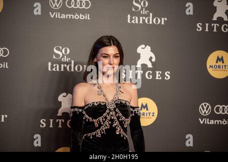 Marta Nieto la actriz brillo en sitges Festival de este año, Festival internacional de Cine fantástico 2021 Stockfoto