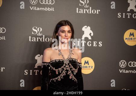 Marta Nieto la actriz brillo en sitges Festival de este año, Festival internacional de Cine fantástico 2021 Stockfoto