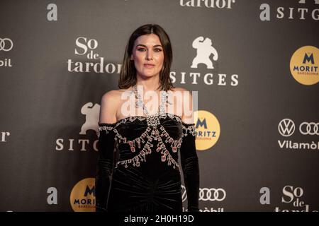 Marta Nieto la actriz brillo en sitges Festival de este año, Festival internacional de Cine fantástico 2021 Stockfoto