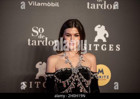 Marta Nieto la actriz brillo en sitges Festival de este año, Festival internacional de Cine fantástico 2021 Stockfoto