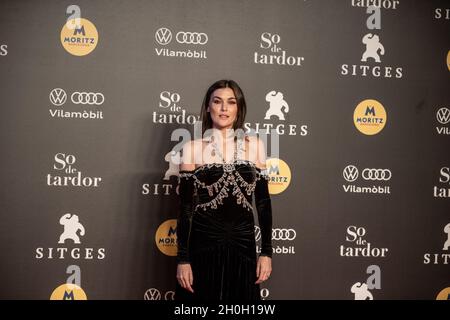 Marta Nieto la actriz brillo en sitges Festival de este año, Festival internacional de Cine fantástico 2021 Stockfoto