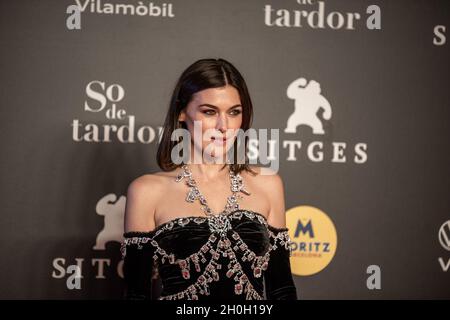 Marta Nieto la actriz brillo en sitges Festival de este año, Festival internacional de Cine fantástico 2021 Stockfoto