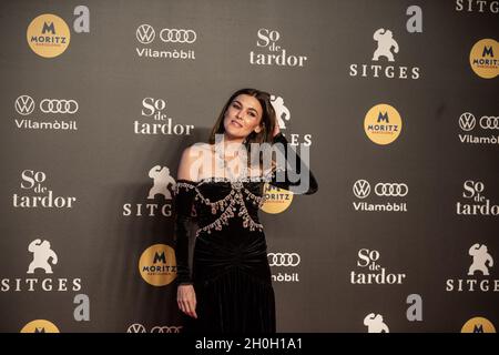 Marta Nieto la actriz brillo en sitges Festival de este año, Festival internacional de Cine fantástico 2021 Stockfoto