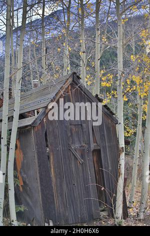 Nebengebäude in Saint Elmo, Colorado Stockfoto