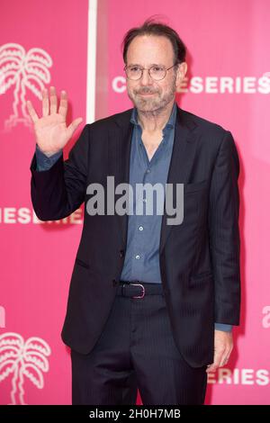 Cannes, Frankreich. Am 12. Oktober 2021 nimmt Marc Levy an der 4. Ausgabe des Internationalen Filmfests der Canneseries in Cannes Teil, am 12. Oktober 2021 in Frankreich. Foto von David Niviere/ABACAPRESS.COM Stockfoto