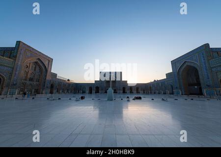 Sonnenaufgang über der Großen Moschee von Herat, Afghanistan Stockfoto