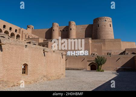 Die Zitadelle von Herat, Herat, Afghanistan Stockfoto