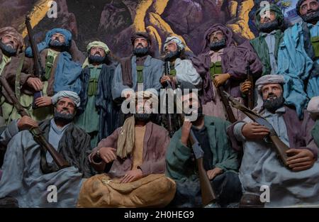 Loja Jirga Treffen aus den 80er Jahren, Jihad Museum, Herat, Afghanistan Stockfoto