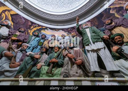 Loja Jirga Treffen aus den 80er Jahren, Jihad Museum, Herat, Afghanistan Stockfoto