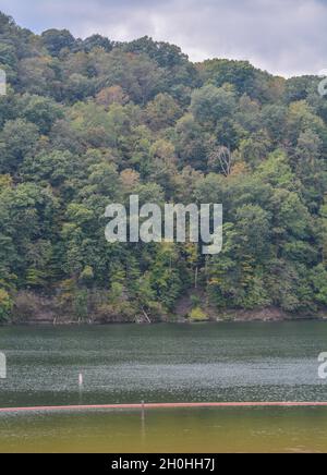 Sutton Lake im Bee Run Recreation Area von Sutton, West Virginia Stockfoto