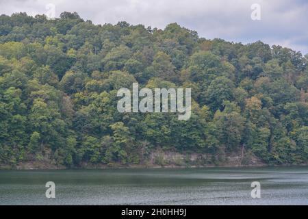 Sutton Lake im Bee Run Recreation Area von Sutton, West Virginia Stockfoto