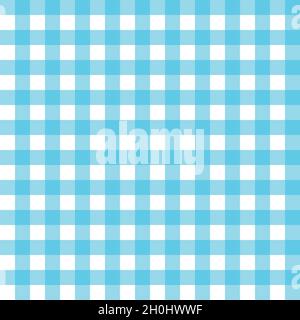 Nahtlose Oktoberfest und bayerisch blau geometrischen karierten Hintergrund. Muster auf weißem Hintergrund. Stock Vektor