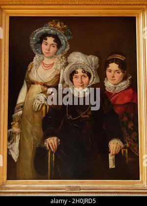 Les trois dames de Gand Stockfoto