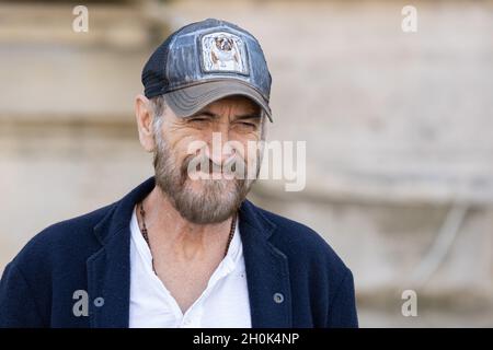 Roma, Italien. Oktober 2021. Marco Giallini bei der Fotoschau für 'IO sono Babbo Natale', vor der Eröffnung des 16. Filmfestivals in Rom. Quelle: Luigi de Pompeis/Alamy Live News Stockfoto