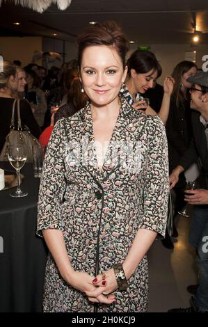 Rachael Stirling besucht die Eröffnungsnacht des Northern Ballet The Great Gatsby in Sadler's Wells - London Stockfoto