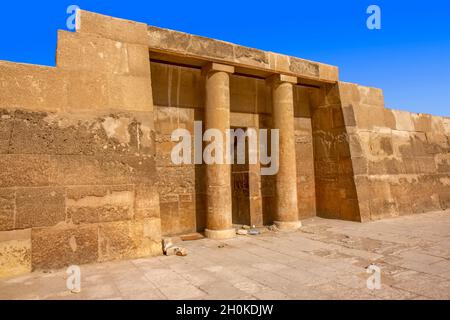 Das alte Mastaba-Grab im Giza-Komplex, Ägypten Stockfoto