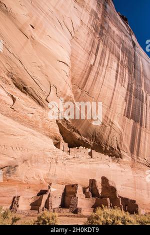 Ruinen Des Weißen Hauses - Canyon De Chelly - Arizona Stockfoto