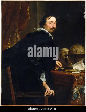 Lucas van Uffel (gest. 1637), Flämischer Kaufmann, arbeitet in, Venedig, Porträtmalerei von Anthony van Dyck, um 1622 Stockfoto