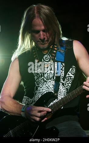 Como Italien 2004-07-13: Monster of Rock , Live-Konzert von The Deep Purple ,Steve Morse während des Konzerts Stockfoto