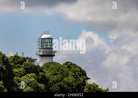 Green Island Lighthouse Lighthouse im Westen von Victoria Harbour Stockfoto