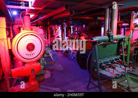 IRLAND .DUBLIN. GUINNESS MUSEUM AUF LAGERBÜHNE 7 IN DER ALTEN BRAUEREI, GEGRÜNDET 1759 Stockfoto