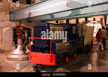 IRLAND .DUBLIN. GUINNESS MUSEUM AUF LAGERBÜHNE 7 IN DER ALTEN BRAUEREI, GEGRÜNDET 1759 Stockfoto