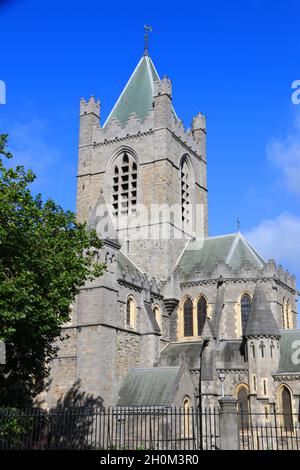 IRLAND. DUBLIN. CHRISTCHURCH CATHEDRAL OF THE HOLY TRINITY WURDE 1030 GEGRÜNDET Stockfoto