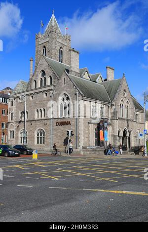 IRLAND. DUBLIN. CHRISTCHURCH CATHEDRAL OF THE HOLY TRINITY GEGRÜNDET 1030 GALERIE INDOOR CATHEDRAL IN DUBLINA MUSEUM OF HISTORY MITTELALTERLICHE STADT Stockfoto