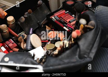 Allgemeine Ansichten des Aufschlags, der für Models und Bräute in London, Großbritannien, verwendet werden kann. Stockfoto