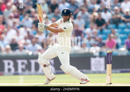 Englands Alastair Cook Fledermäuse Stockfoto