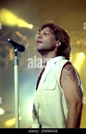 Mailand Italien 1993-03-07 : Live-Konzert von Bon Jovi im Forum Assago Stockfoto