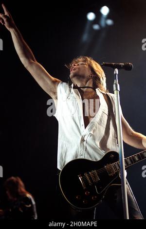 Mailand Italien 1993-03-07 : Live-Konzert von Bon Jovi im Forum Assago Stockfoto