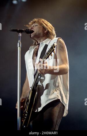 Mailand Italien 1993-03-07 : Live-Konzert von Bon Jovi im Forum Assago Stockfoto