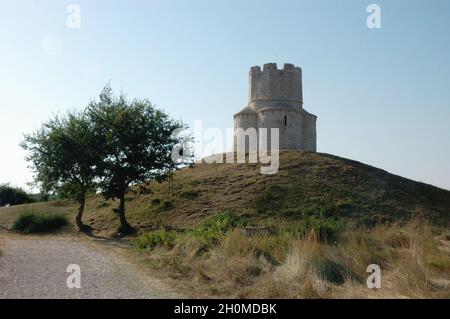 Kirche des heiligen Nikolaus (Crkva svetog Nikole) - 11./12. Jahrhundert vorromanische römisch-katholische Kirche, Nin, Gespanschaft Zadar, Kroatien Stockfoto