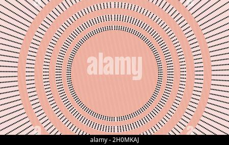 Moderne einfache geometrische nahtlose Muster mit rosa Farben, Linie Textur auf grauem Hintergrund. Tapete, helle Fliese Ornament. Stockfoto