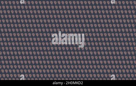 Moderne einfache geometrische nahtlose Muster mit rosa Farben, Linie Textur auf grauem Hintergrund. Tapete, helle Fliese Ornament. Stockfoto