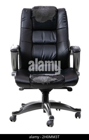 Bürostuhl renovierungsbedürftig Stockfoto