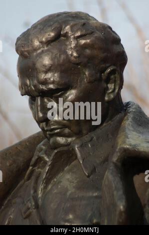 Denkmal des jugoslawischen Führers Marschall Josip Broz Tito im alten Dorfmuseum - Staro selo Kumrovec, Kroatien Stockfoto